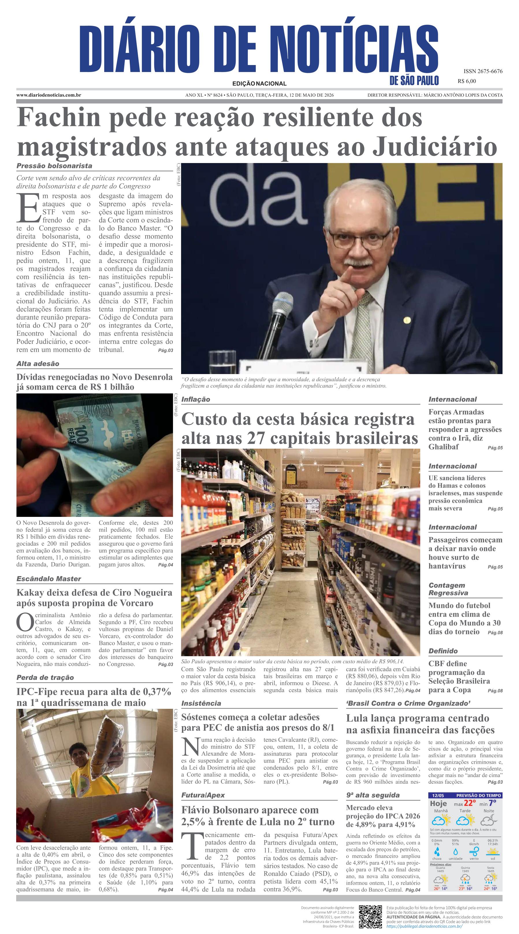 Capa do Jornal
