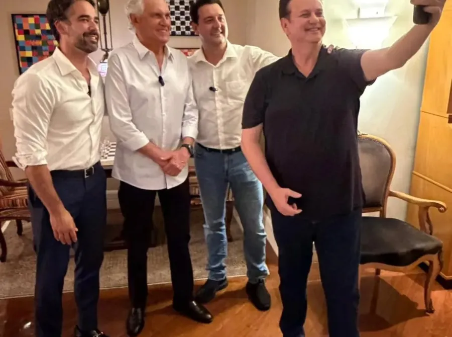 Caiado anuncia filiação ao PSD ao lado de Ratinho Júnior e Eduardo Leite